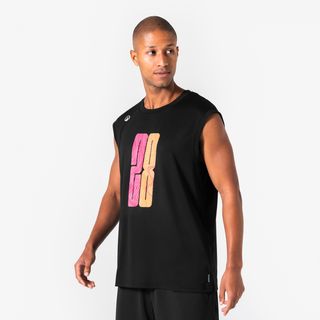 CAMISETA DE BALONCESTO SIN MANGAS HOMBRE/MUJER - FAST 500 NEGRO negro & multicolor M