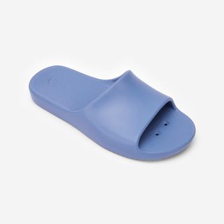 Chanclas Piscina Slap 500 Niños Azul Vaqueros azul anochecer 31/32