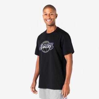 Camiseta de baloncesto NBA Lakers unisex-  TS 900 AD Negro negro ahumado XS.