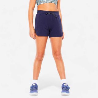 Pantalón Corto Multideporte Niños Azul Marino Algodón azul acero & azul acero 141-148CM10-11A