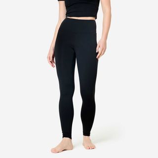 Leggings Yoga/Pilates Breathe Negro Elásticos Suaves negro ahumado 2XL / W39 L31