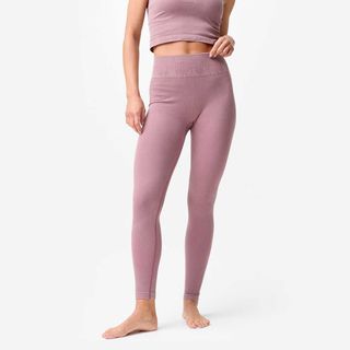 Leggings Yoga/Pilates Mujer Negro Rosa sin Costuras morado grisáceo XL - UK 16