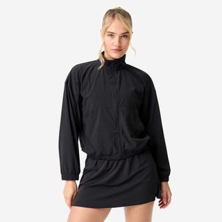 Chaqueta Deportiva Mujer Negro Transpirable negro ahumado XL