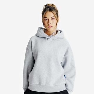 Sudadera con capucha mujer, Elementals, gris jaspeado gris plateado XS