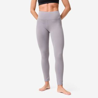 Leggings Yoga/Pilates Gris Oscuro Extensibles Suaves gris ceniza XL - W35 L31