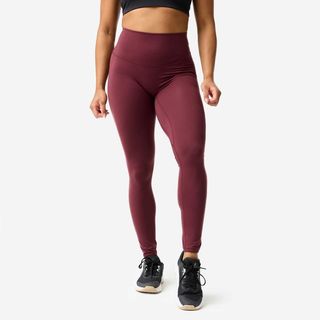 Leggings Deportivos Mujer Violeta Antiabrasión morado borgoña L - W33 L31