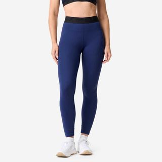 Leggings Entrenamiento Mujer Azul Marino Cintura Elástica azul marino XL - W35 L31