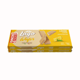 ვაფლი ლიმონით "DOUBLE PACK" 250 გრ, "Lago Group"