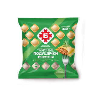 ხორციანი ბალიშები ოჯახური 430 გრ, "Brest Meat"