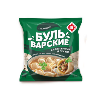 პილმენი "ბულვარული მწვანილით" 430 გრ, "Brest Meat"