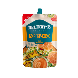 მაიონეზი ბურგერ სოუსი 210 გრ, "DELIKAT'E"