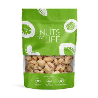 მოხალული დამარილებული ფისტაშკები 50 გ Nuts For Life