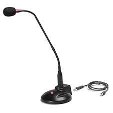 Black USB Gooseneck Microphone