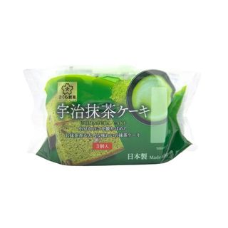 SAKURA SEIKA Uji Matcha Castella Cake 1 szt. (japoński biszkopt o smaku matcha) 40g
