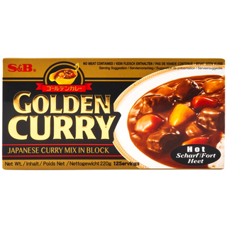 S&B Golden Curry Hot (curry ostre) 220g