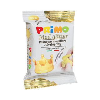 Primo Plastilină cu sclipici auriu 1 buc