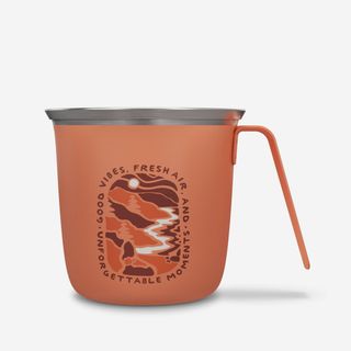 Taza 500 acero inoxidable 0,3L, para camping y senderismo - naranja