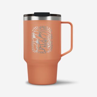 Taza Mug 900 isotérmica 0,5L inox, para camping, senderismo/trekking - naranja