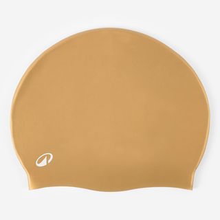 Gorro Natación Dorado Silicona