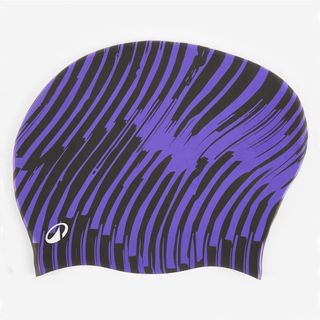 Gorro Natación Mouv Violeta Silicona Cabello Largo