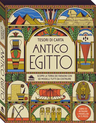 Antico Egitto. Scopri la terra dei faraoni con sei modelli tutti da costruire, di Matthew Morgan, 9788893933704