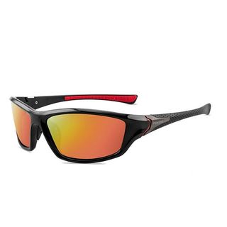 Gafas de Sol Dustin Polarized Negro/Rojo