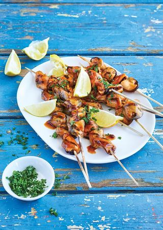 Pincho De Mejillón Con Salsa Mojo 100 Gr.