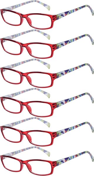 Gafas lectura +2.50 filtro solar Rojo