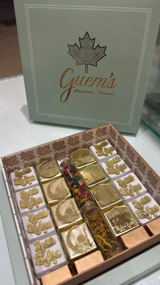 Coffret 3omra Moubaraka chocolat et sarghina