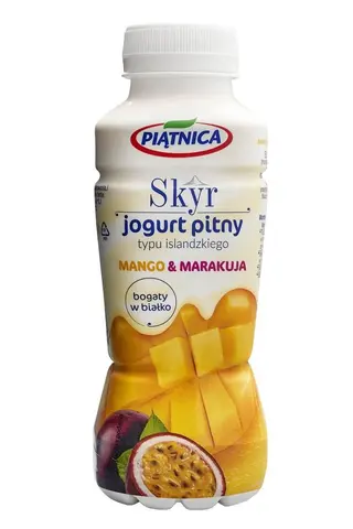 Piątnica Jogurt pitny Skyr mango marakuja 330 ml
