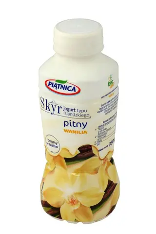 Piątnica Jogurt pitny Skyr waniliowy 330 ml
