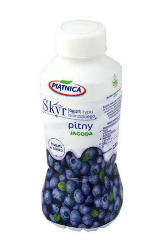 Piątnica Jogurt pitny Skyr jagodowy 330 ml