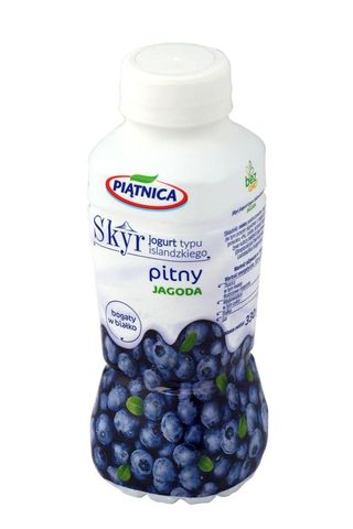 Piątnica Jogurt pitny Skyr jagodowy 330 ml