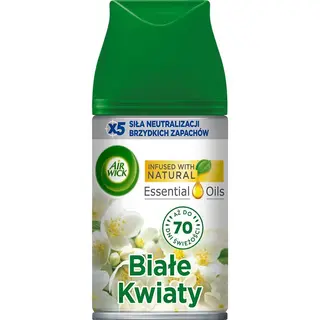 Air Wick Odświeżacz powietrza Freshmatic białe kwiaty wkład 250 ml
