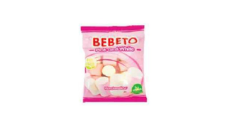 Bebeto Marshmallow Pink & White 60g