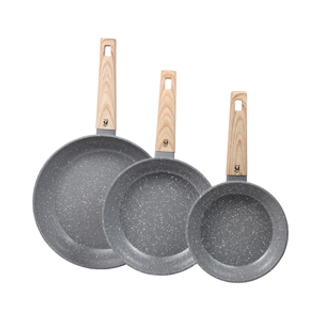 Set De 3 Sartenes Alu Forjado Ind Luna Sg Bergner