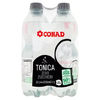 CONAD Tonica Zero Zuccheri 4 x 500 ml