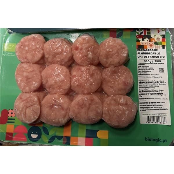 BIOLOGIC ALMÔNDEGAS FRANGO BIO CONG 380G