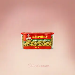 Aceitunas Clasicas La Española Pack 3