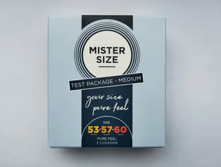 Prezerwatywy pakiet startowy 3szt / small - Mister Size rozmiary 47/49/53