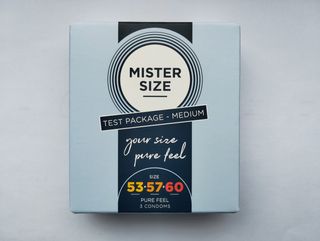 Prezerwatywy pakiet startowy 3szt / Medium - Mister Size rozmiary 53/57/60