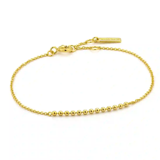 Gold Modern Multiple Balls Bracelet/B002-01G