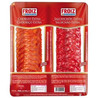 Chorizo Y Salchichón Froiz Extra 2X100 G