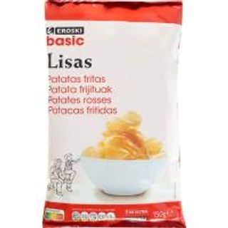 Patatas Fritas Lisas Eroski Basic, Bolsa 150 G