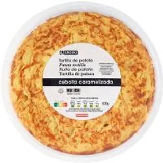 Tortilla De Patatas Con Cebolla Caramelizada Eroski, 1 Ud, 600 G