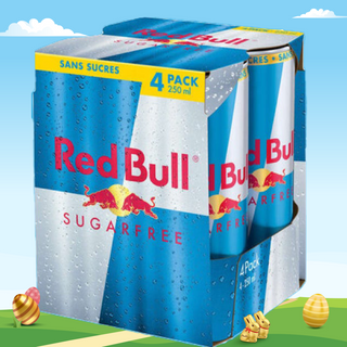 Offre BOISS ENERG SUGAR FREE 4X25CL RED B - 100625501