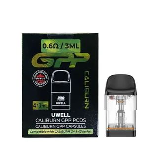 Uwell Caliburn GPP Replacement Pods 0.6Ω, 3mL