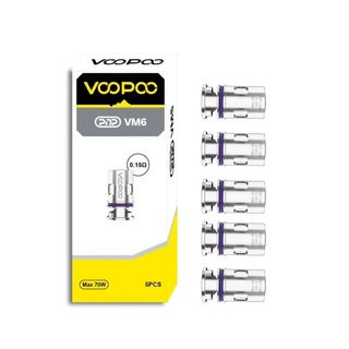 VooPoo PNP VM6 Replacement Coils, 5 PCS