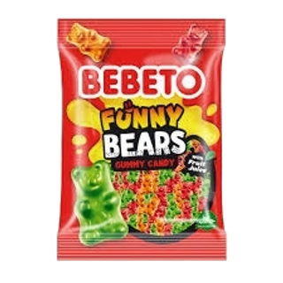 Bebeto Soft Candy Funny Bears 18G