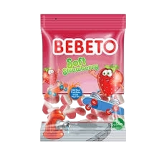 Bebeto Soft Candy  S/Strawberry 18G